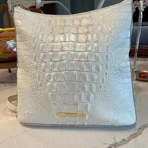 Brahmin White Crossbody Katie